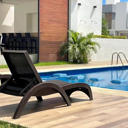 坎昆Casa Familiar Cerca De La Playa Con Terraza Privada别墅 外观 照片
